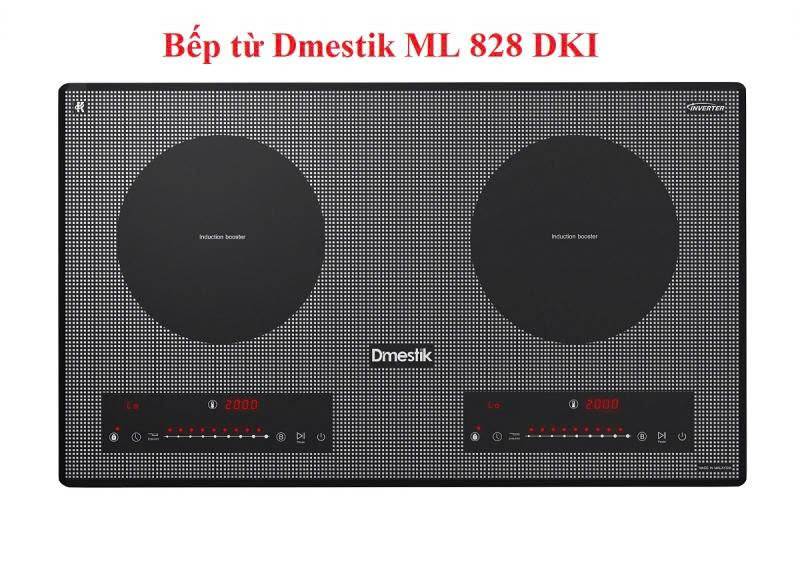 Bếp từ đôi Dmestik ML 828DKI EuroKera