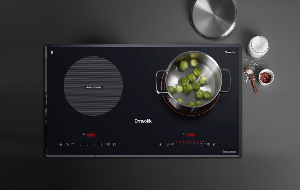 Bếp điện từ Dmestik ML 277DKT Hybrid Hob