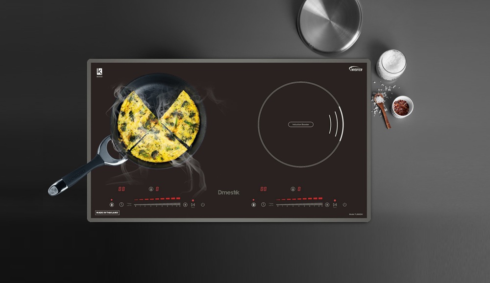 Bếp từ đôi Dmestik TL 866DKI Slider Control