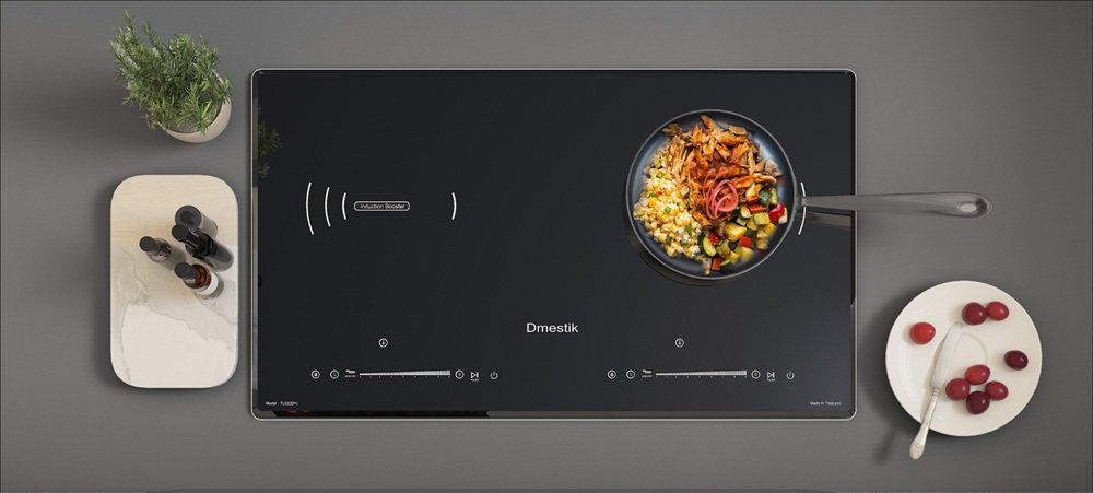 Bếp từ đôi D'mestik TL922 DKI (bo viền)